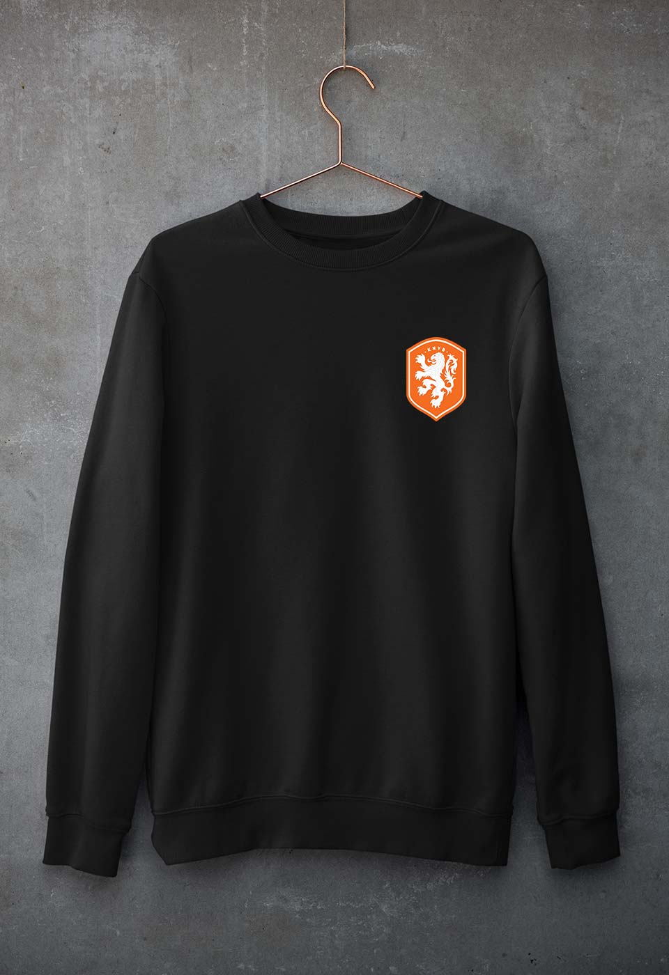 Netherlands Football Unisex Sweatshirt for Men/Women-Black-Ektarfa.online