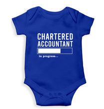 Load image into Gallery viewer, Chartered Accountants(CA) In Progress Kids Romper For Baby Boy/Girl-0-5 Months(18 Inches)-Royal Blue-Ektarfa.online
