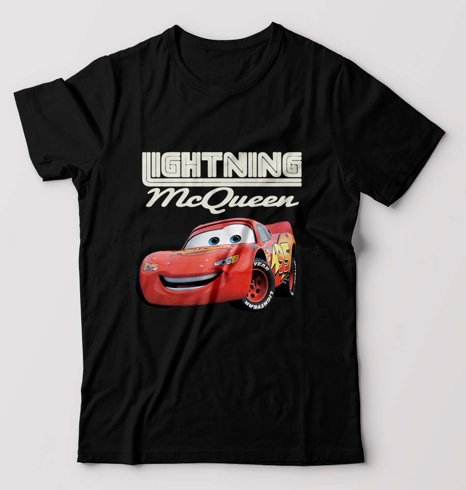 Lightning McQueen T-Shirt for Men-Black-Ektarfa.online