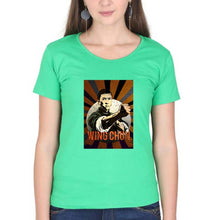 Load image into Gallery viewer, IP Man T-Shirt for Women-Flag Green-Ektarfa.online
