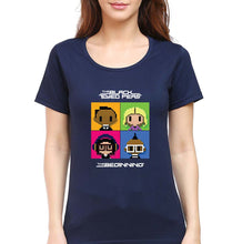 Load image into Gallery viewer, Black Eyed Peas T-Shirt for Women-Navy Blue-Ektarfa.online
