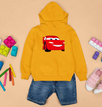 Load image into Gallery viewer, Lightning McQueen Kids Hoodie for Boy/Girl-Mustard yellow-Ektarfa.online
