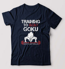 Load image into Gallery viewer, Goku Gym T-Shirt for Men-Navy Blue-Ektarfa.online
