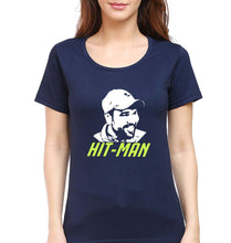 Load image into Gallery viewer, Rohit Sharma T-Shirt for Women-Navy Blue-Ektarfa.online

