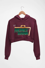 Load image into Gallery viewer, WWE Money in the Bank Crop HOODIE FOR WOMEN-Maroon-Ektarfa.online
