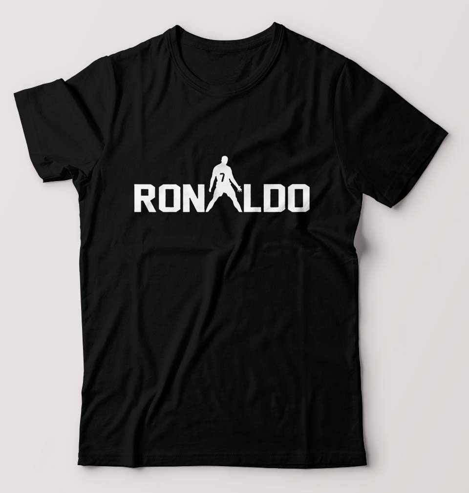 Cristiano Ronaldo CR7 T-Shirt for Men-Black-Ektarfa.online