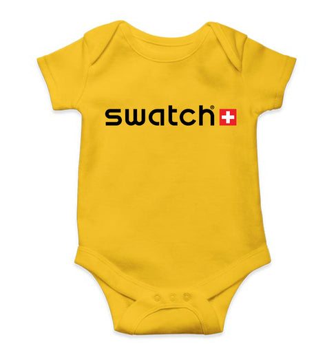 Swatch Kids Romper For Baby Boy/Girl-Yellow-Ektarfa.online