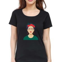 Load image into Gallery viewer, Frida Kahlo T-Shirt for Women-Black-Ektarfa.online
