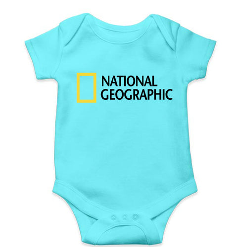 National geographic Kids Romper For Baby Boy/Girl-Sky Blue-Ektarfa.online