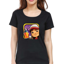 Load image into Gallery viewer, Subway Surfers T-Shirt for Women-Black-Ektarfa.online
