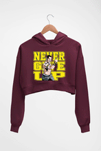 Load image into Gallery viewer, John Cena WWE Crop HOODIE FOR WOMEN-Maroon-Ektarfa.online
