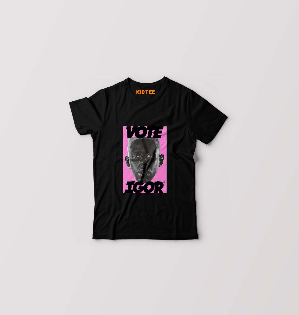 Igor Kids T-Shirt for Boy/Girl-Black-Ektarfa.online