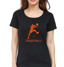 Load image into Gallery viewer, NBA Basketball T-Shirt for Women-Black-Ektarfa.online

