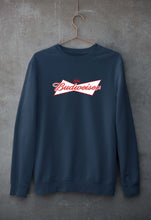 Load image into Gallery viewer, Budweiser Unisex Sweatshirt for Men/Women-Navy Blue-Ektarfa.online
