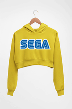 Load image into Gallery viewer, Sega Crop HOODIE FOR WOMEN-Mustard Yellow-Ektarfa.online
