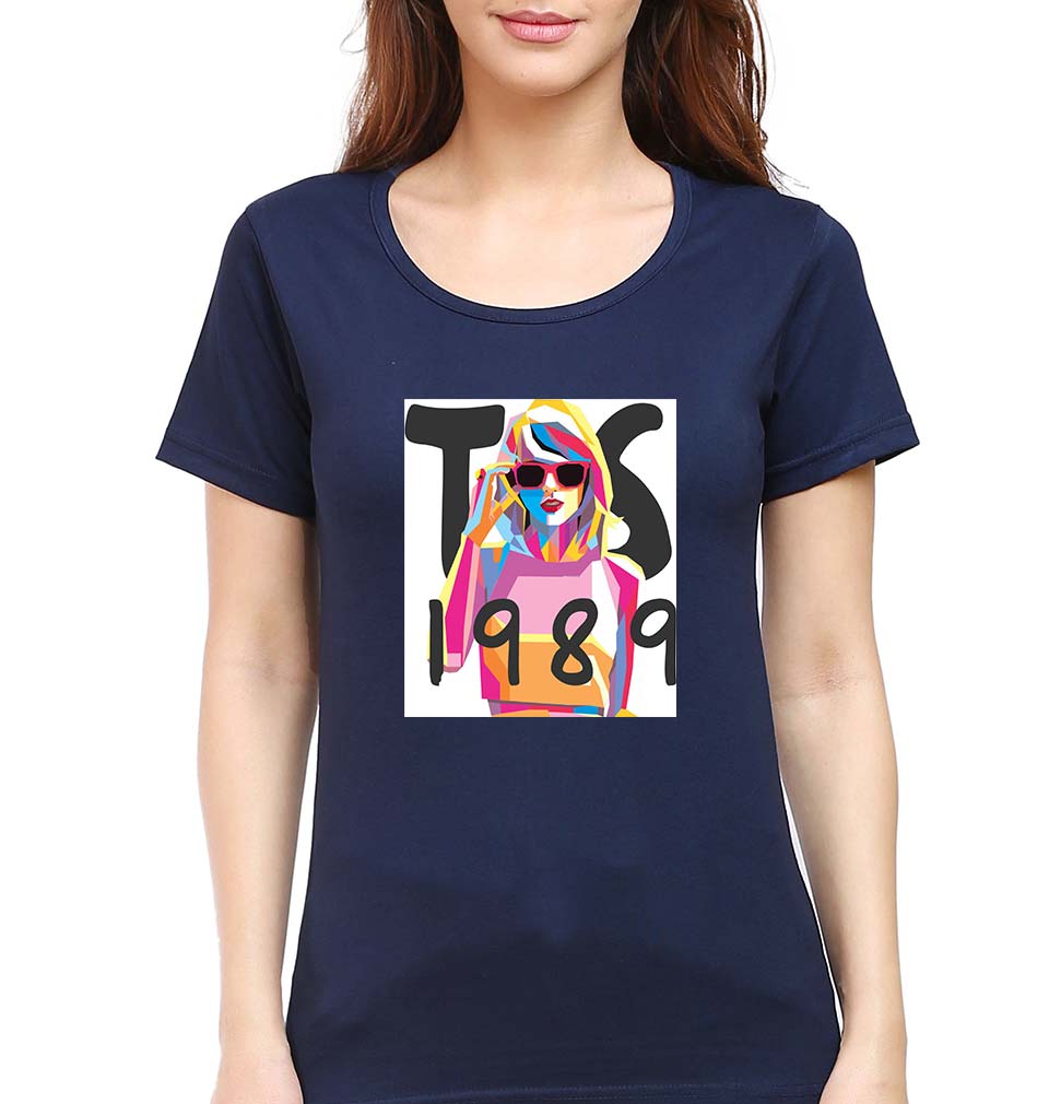 Taylor Swift T-Shirt for Women-Navy Blue-Ektarfa.online