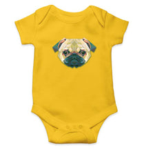 Load image into Gallery viewer, TRIANGLE_DOG Kids Romper For Baby Boy/Girl-0-5 Months(18 Inches)-Yellow-Ektarfa.online
