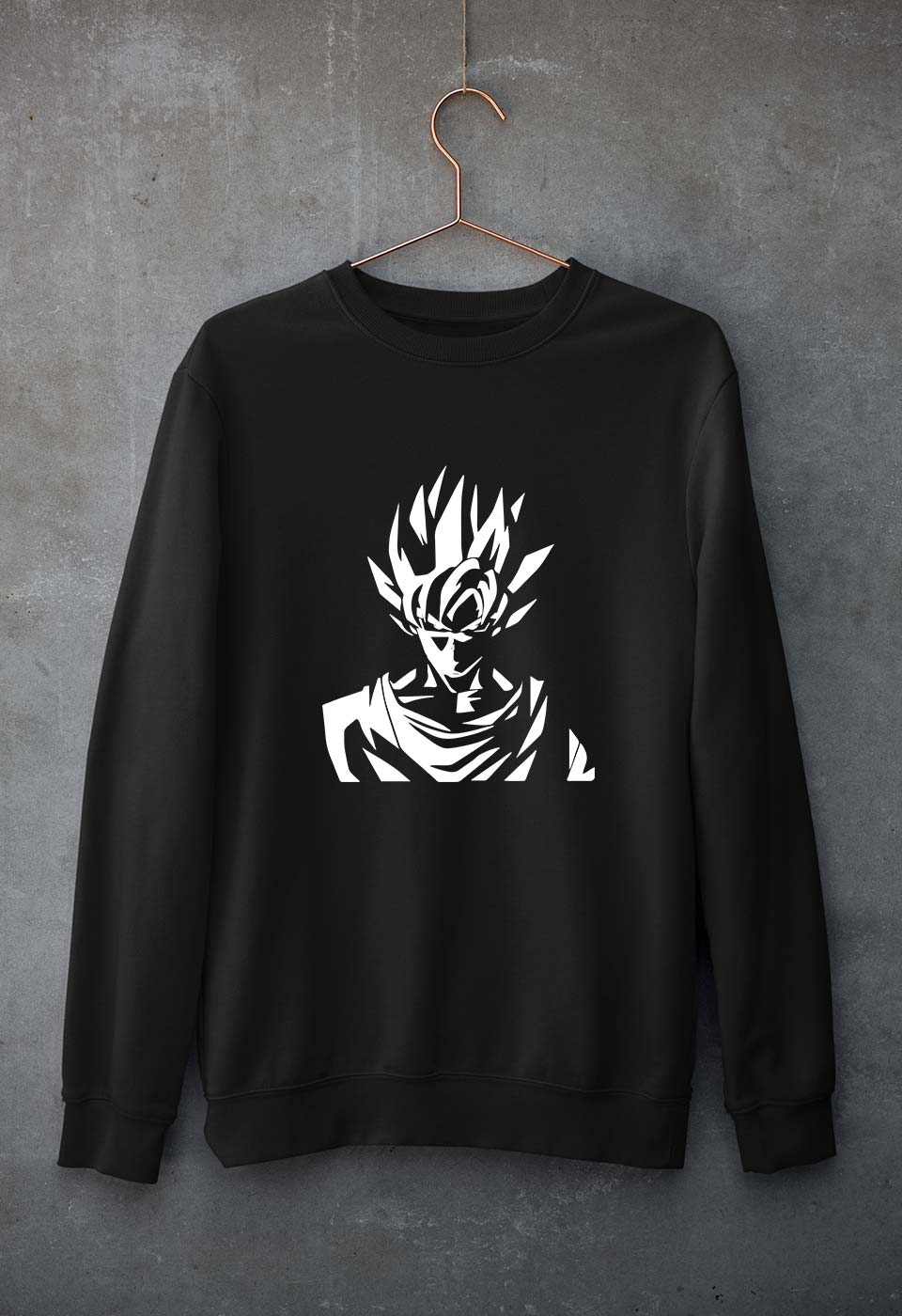 Anime Goku Unisex Sweatshirt for Men/Women-Black-Ektarfa.online