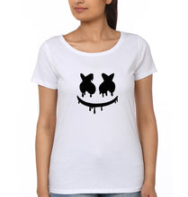 Load image into Gallery viewer, Marshmello T-Shirt for Women-White-Ektarfa.online
