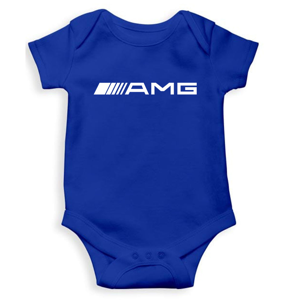 AMG Kids Romper For Baby Boy/Girl-0-5 Months(18 Inches)-Royal Blue-Ektarfa.online