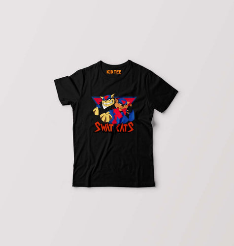 Swat Kats Kids T-Shirt for Boy/Girl-Black-Ektarfa.online