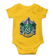 Load image into Gallery viewer, Slytherin Harry Potter Kids Romper For Baby Boy/Girl-0-5 Months(18 Inches)-Yellow-Ektarfa.online
