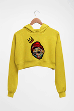 Load image into Gallery viewer, MC Stan Crop HOODIE FOR WOMEN-Mustard Yellow-Ektarfa.online
