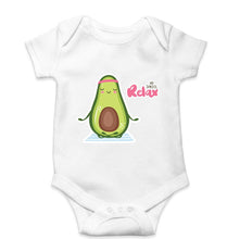 Load image into Gallery viewer, Avocado Relax Kids Romper For Baby Boy/Girl-0-5 Months(18 Inches)-White-Ektarfa.online
