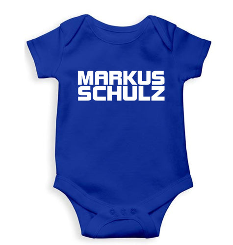 Markus Schulz Kids Romper For Baby Boy/Girl-Royal Blue-Ektarfa.online