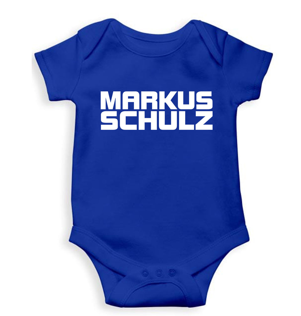 Markus Schulz Kids Romper For Baby Boy/Girl-Royal Blue-Ektarfa.online