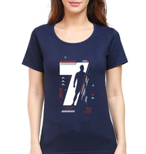 Load image into Gallery viewer, Cristiano Ronaldo CR7 T-Shirt for Women-Navy Blue-Ektarfa.online
