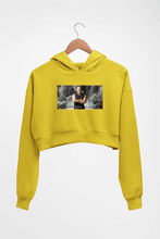 Load image into Gallery viewer, Fast X Vin Diesel Crop HOODIE FOR WOMEN-Mustard Yellow-Ektarfa.online
