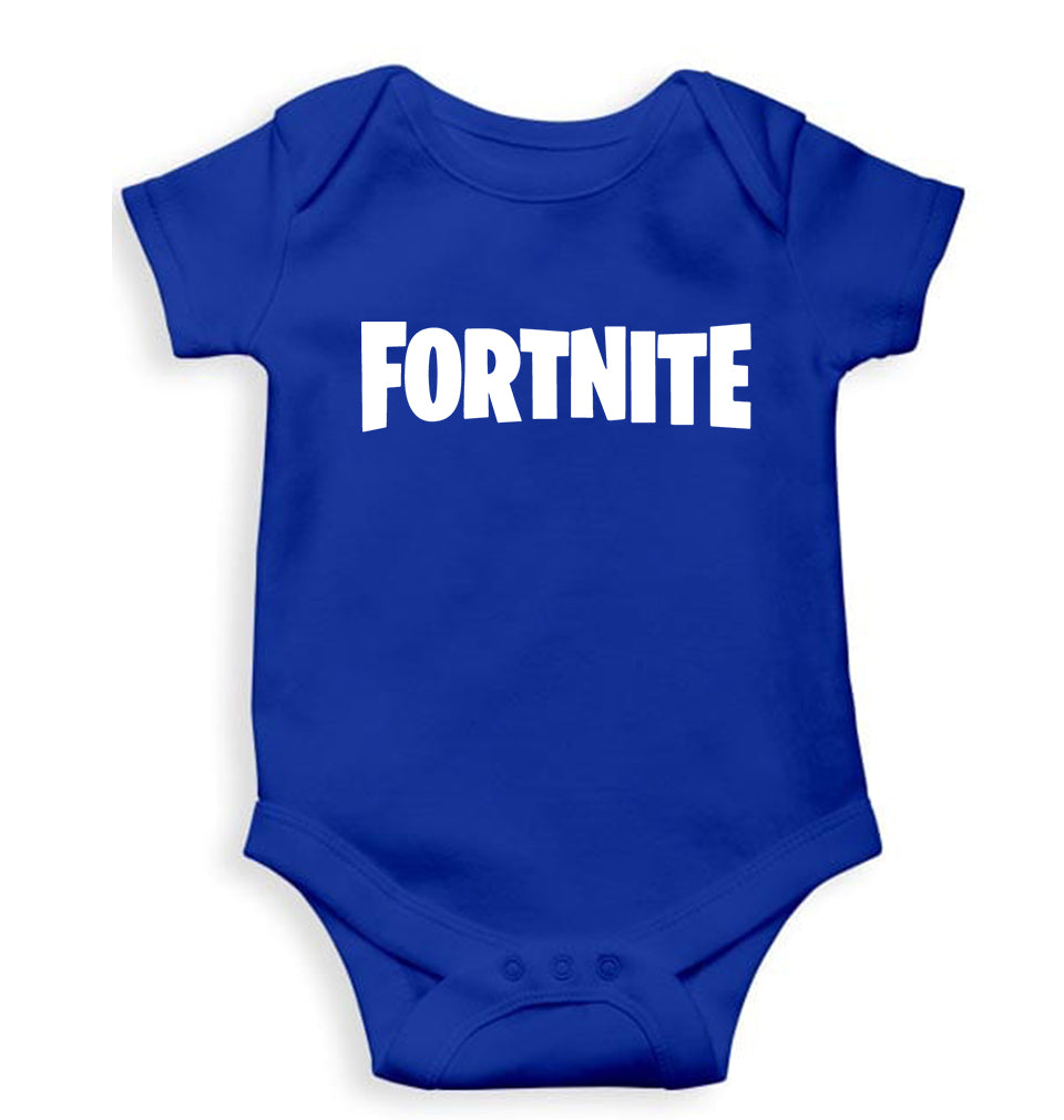 Fortnite Kids Romper For Baby Boy/Girl-Royal Blue-Ektarfa.online