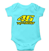 Load image into Gallery viewer, Valentino Rossi(VR 46) Kids Romper For Baby Boy/Girl-0-5 Months(18 Inches)-Sky Blue-Ektarfa.online
