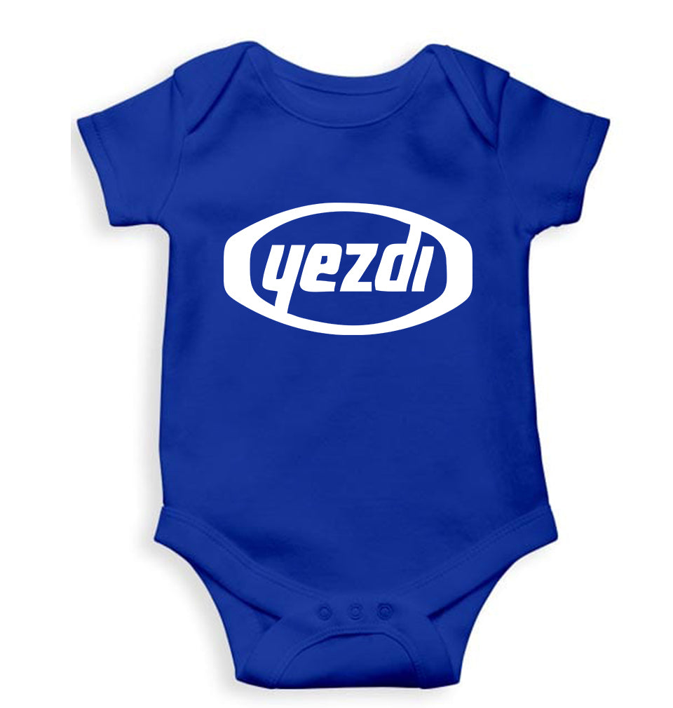 Yezdi Kids Romper For Baby Boy/Girl-0-5 Months(18 Inches)-Royal Blue-Ektarfa.online