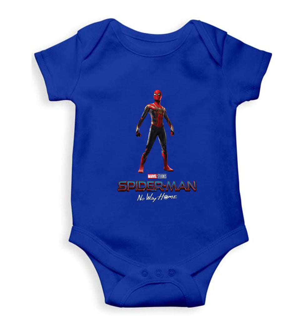 Spiderman Superhero Kids Romper For Baby Boy/Girl-Royal Blue-Ektarfa.online