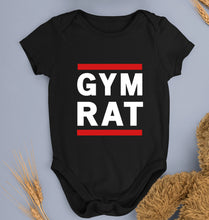 Load image into Gallery viewer, Gym Rat Kids Romper For Baby Boy/Girl-Black-Ektarfa.online
