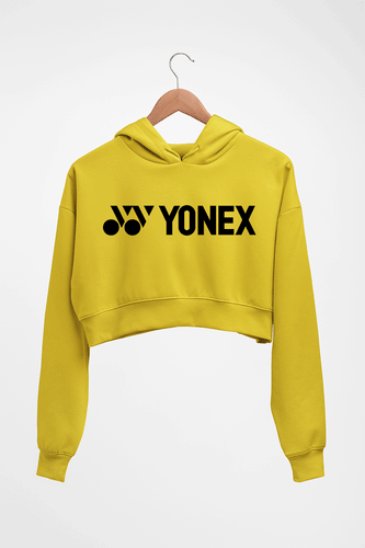 Yonex Crop HOODIE FOR WOMEN-Mustard yellow-Ektarfa.online