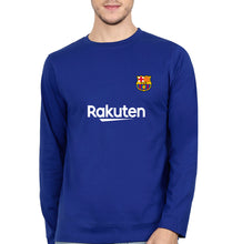Load image into Gallery viewer, Barcelona Full Sleeves T-Shirt for Men-Royal Blue-Ektarfa.online
