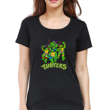 Load image into Gallery viewer, Ninja Turtles TMNT T-Shirt for Women-Black-Ektarfa.online
