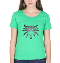 Load image into Gallery viewer, Witcher T-Shirt for Women-Flag Green-Ektarfa.online
