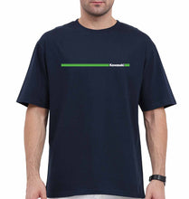 Load image into Gallery viewer, Kawasaki Oversized T-Shirt for Men-Navy Blue-Ektarfa.online
