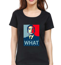 Load image into Gallery viewer, Michael Scott T-Shirt for Women-Black-Ektarfa.online
