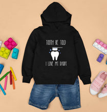 Load image into Gallery viewer, Love Daddy Kids Hoodie for Boy/Girl-Black-Ektarfa.online
