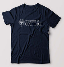 Load image into Gallery viewer, University of Oxford T-Shirt for Men-Navy Blue-Ektarfa.online
