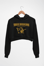 Load image into Gallery viewer, True Religion Crop HOODIE FOR WOMEN-Black-Ektarfa.online
