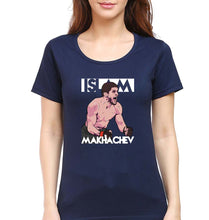Load image into Gallery viewer, Islam Makhachev T-Shirt for Women-Navy Blue-Ektarfa.online
