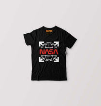 Load image into Gallery viewer, Nasa White Off Kids T-Shirt for Boy/Girl-Black-Ektarfa.online
