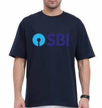Load image into Gallery viewer, State Bank of India(SBI) Oversized T-Shirt for Men-Navy Blue-Ektarfa.online
