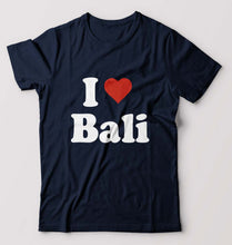 Load image into Gallery viewer, I Love Bali T-Shirt for Men-Navy Blue-Ektarfa.online

